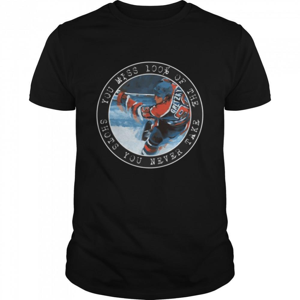 Wayne Gretzky You Miss 100 Percent Of The Shots You Never Take Circles Shirt